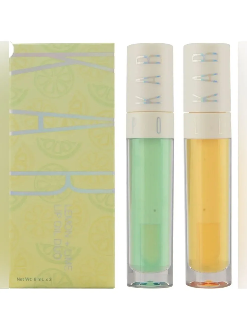 KAB Cosmetics Lemon + Lime Lip Oil Duo